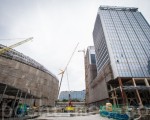 大巨蛋案,監察院經過調查後,糾正北市府,但也批評遠雄未按圖施工。(陳柏州/大紀元)