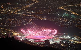 组图：里约奥运开幕式烟火璀璨