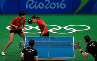 里约奥运乒乓运动员 四分之一出自中国！