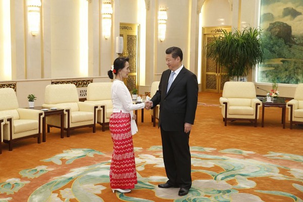 山素季上一次访华是2015年6月 （AFP/Getty Images)