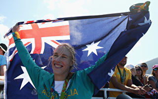 里约奥运赛艇女子单人双桨决赛 澳洲夺金