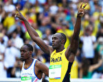 男子百米大戰14日晚登場，衛冕冠軍牙買加「閃電」博爾特揚言要實現史無前例的奧運會100米、200米和4x100米接力三項三連冠。(Ian Walton/Getty Images)