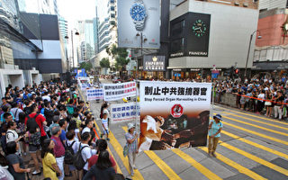 香港大型集会游行吁“全球联动制止强摘”