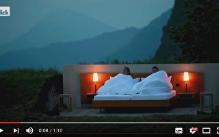 瑞士這座露天旅館 基本上只有一張床
