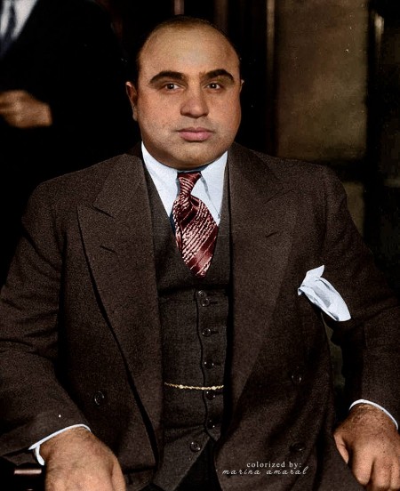 艾爾方斯‧加百列‧卡彭(Alphonse Gabriel Capone,1899-1947,暱稱艾爾‧卡彭)美國黑手黨成員,曾是芝加哥犯罪集團的首領。(Courtesy of Marina Amaral)