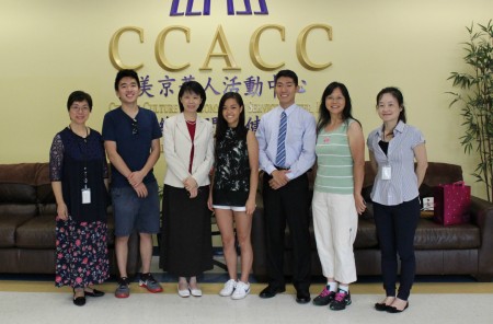 刘全今年暑假受邀参加华人社区教育主题讲座,分享感言并担任主持人。(何伊/大纪元)