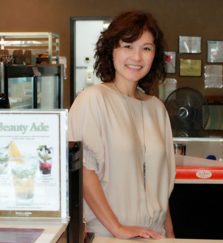 Tous Les Jours馬州Ellocott City分店總裁金賽珍(Sejin Kim)。(簡然/大紀元)