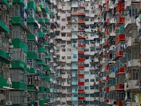 香港密集的住宅。（网络图片）