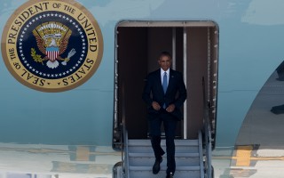 組圖：G20 奧巴馬抵杭州下機沒紅毯
