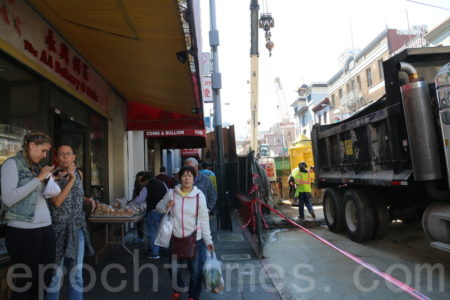 旧金山唐人街店家不再沉默 就地铁施工挡道联名向市府索赔 旧金山唐人街店家不再沉默 就地铁施工挡道联名向市府索赔