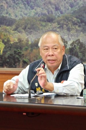 南庄乡长赖盛为。(许享富 /大纪元)