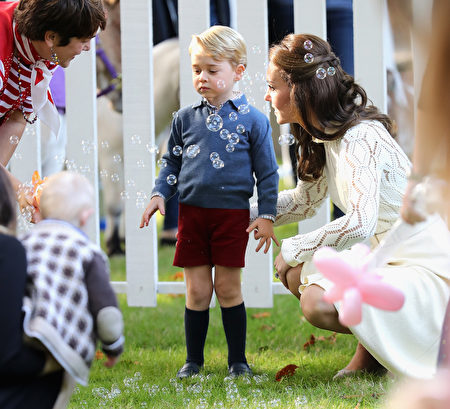 喬治王子在派對上。 (Chris Jackson - Pool/Getty Images)
