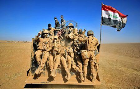 伊拉克总理阿巴迪(Haider al-Abadi)10月20日表示,向摩苏尔推进速度比预期快。(AHMAD AL-RUBAYE/AFP/Getty Images)
