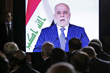 伊拉克总理阿巴迪(Haider al-Abadi)10月20日表示,向摩苏尔推进速度比预期快。(EGIS DUVIGNAU/AFP/Getty Images)