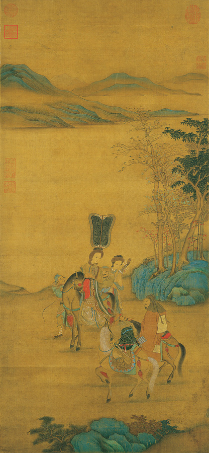 《明妃出塞图》,台北故宫博物院藏。(公有领域)