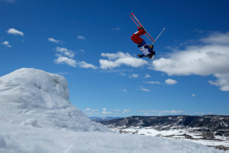 科罗拉多州的自由滑雪者。(Doug Pensinger/Getty Images)