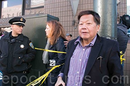 轿车撞歪旧金山唐人街公车站台 10伤者被送医治疗 轿车撞歪旧金山唐人街公车站台 10伤者被送医治疗