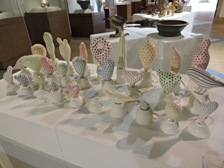 精美的陶艺作品。(苗县府提供)