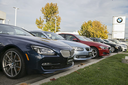 位于南湾圣塔克拉拉的Stevens Creek BMW。(曹景哲/大纪元)