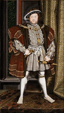 《亨利八世》(Henry VIII)画像 (维基百科公共领域)