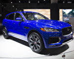 2015洛杉矶车展11月21日至30日在洛杉矶会展中心展出。图为 Jaguar F-PACE。(季媛/大纪元)