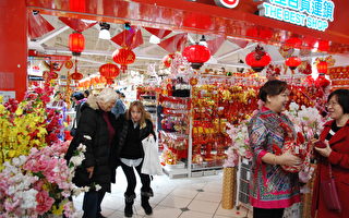 庆中国新年 多伦多外国人到华人商场买啥？