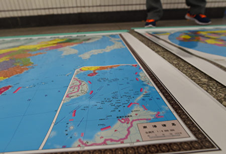 南海(South China Sea)。(GREG BAKER/AFP/Getty Images)