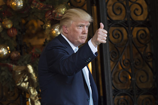 美國當選總統川普週三（11日）將召開勝選後首個正式記者會。(DON EMMERT/AFP/Getty Images)
