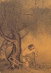宋 佚名《柳塘呼犊》局部(公有领域)