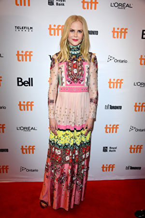 奧斯卡影後妮可 • 基嫚（Nicole Kidman）9月9日在多倫多走紅毯。（TIFF提供）