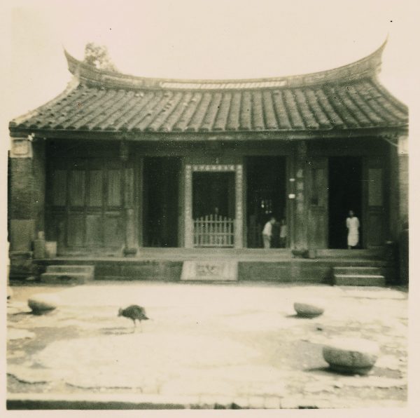民國43年五穀廟舊照片——宜蘭縣史館提供。（宜蘭文化局提供）