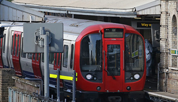 9月15日伦敦Parsons Green地铁站发生爆炸。 (DANIEL LEAL-OLIVAS/AFP/Getty Images)