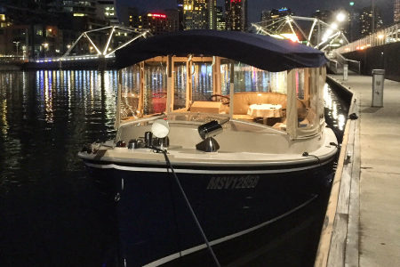 Cruise Melbourne墨尔本奢华私人游船。（Melbourne Boat Hire提供）