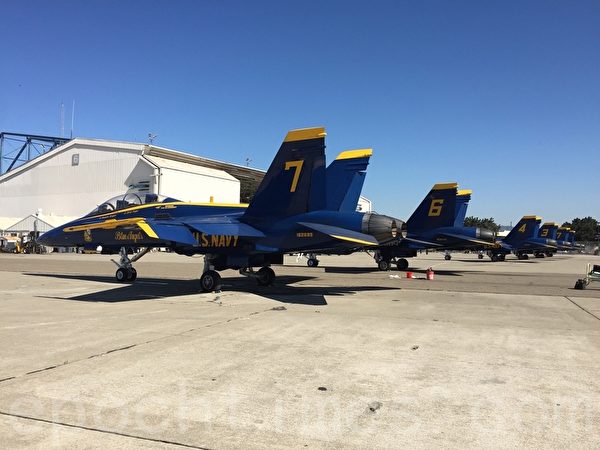舊金山艦隊週 藍天使飛行表演隊獻技