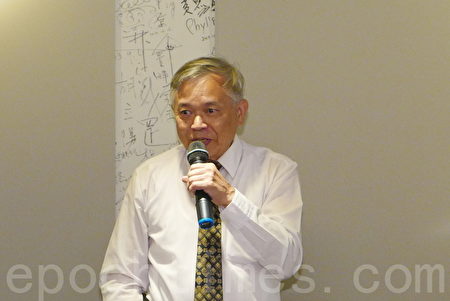 台大經濟系教授張清溪表示，最重要是讓台灣人與中國人都了解真相，一方面台灣人要了解中國與中共的不同；另一方面則促進中國人了解民主的價值。（郭曜榮／大紀元）
