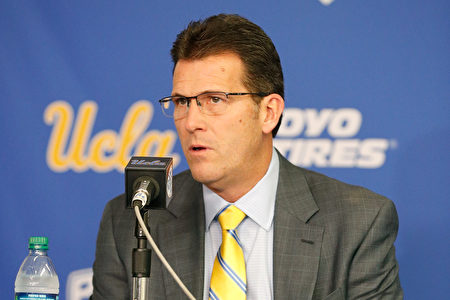 UCLA男籃總教練Steve Alford。（Josh Lefkowitz/Getty Images)