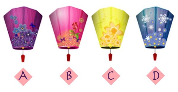 从A、B、C、D中选择一个你喜欢的灯笼吧！（大纪元制图）
