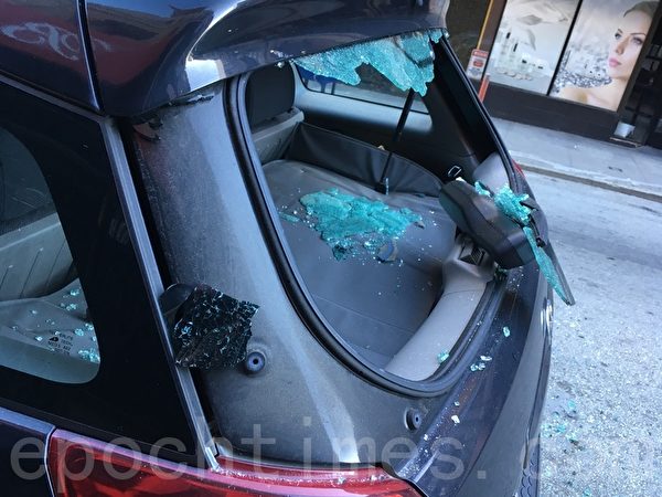 旧金山砸车窗玻璃盗窃频发