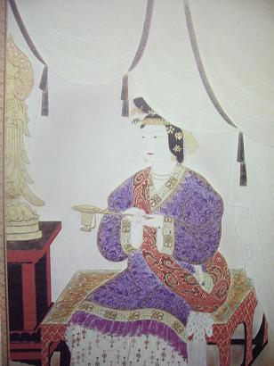 日本第33代君王“推古”为日本历史上第一位女性君王。（公有领域）
