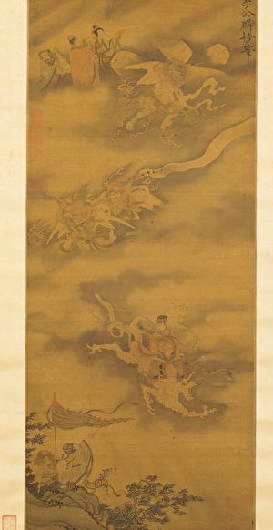 宋 李公麟《为霖图》,台北国立故宫博物院藏。(公有领域)