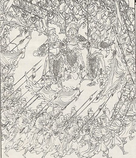 曹玮为将四十年,未曾失利,骁勇善战,治理边关有方。图为清 孙家鼐《钦定书经图说》插图。(公有领域)