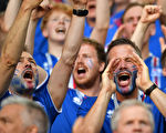 组图：冰岛1/10人口的“维京战吼”震撼世界杯