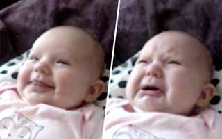 萌寶寶聽到媽媽唱歌 竟馬上皺眉哭泣！