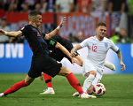 克罗地亚2:1胜英格兰 首次挺进决赛