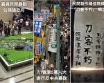 民间七一抗中共 嘉兴人砸政府 香港大游行