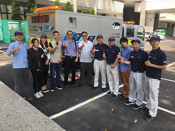 感念台湾助311 日本透地雷达车跨海道路健检