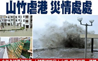 強颱風山竹重創香港 多區滿目瘡痍