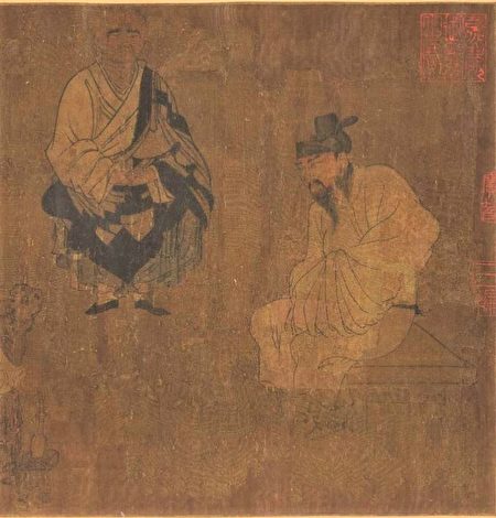 中國畫 僧人