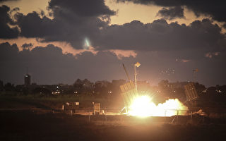 以色列“铁穹”防空系统成功拦截伊朗导弹