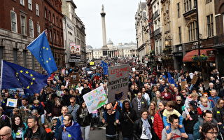 數十萬人倫敦大遊行：不脫歐才是最佳決策